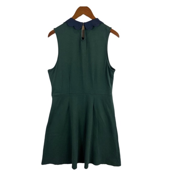 ❤️NWOT Modcloth Green All Polished Up Fit & Flare Scalloped Neck size XL❤️ - Picture 3 of 13